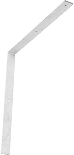 2"W x 24"D x 24"H Hamilton Steel Bracket, Hammered White