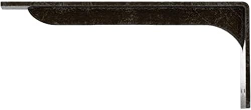 2" W x 14" D x 5 1/4" H Embrey Steel Bracket, Antiqued Warm Silver