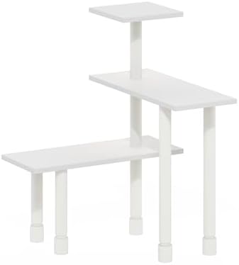 Furinno Turn-N-Tube Kitchen Countertop Organizer, 3-Tier Corner Countertop Organizer Shelf, Corner Shelf, for Kitchen, P