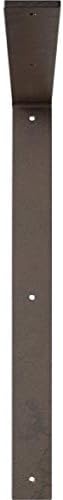 2" W x 20" D x 20" H Hamilton Steel Bracket, Hammered Brown