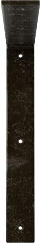 2" W x 14" D x 14" H Hamilton Steel Bracket, Antiqued Warm Silver