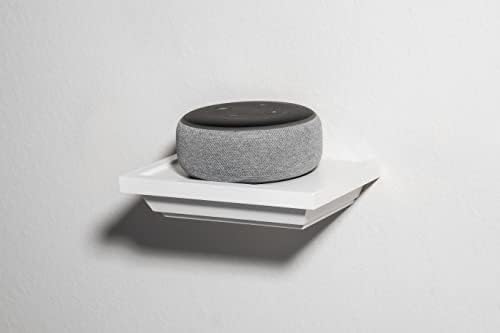 Small Floating Wall Shelf, Mini 4 x 6 in, White - 1 Pack