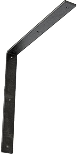 2" W x 18" D x 18" H Hamilton Steel Bracket, Antiqued Silver
