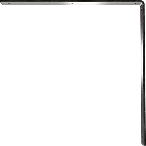 2" W x 18" D x 18" H Hamilton Steel Bracket, Antiqued Silver