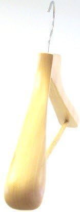 Natural Finish Deluxe Suit Hanger with Bar (Set of 50)