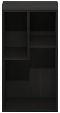 Furinno DALY Book Shelf, 3-Cube Bookshelf, Cube Storage Organizer Bookcase with Irregular Compartments, 9.4 x 11.7 x 21.