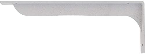 Ekena Millwork BKTM02X18X06EBHWH Steel Bracket Embrey, 2"W x 18"D x 6 1/2"H, Hammered White