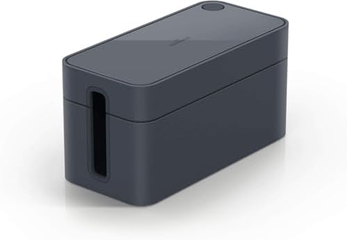 Durable, Cable Management Box, Graphite, Small