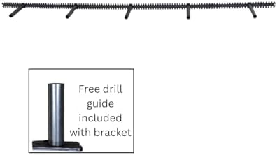 Floating Shelf Brackets - Sheppard Brackets - Easy Install - Heavy Duty (58 inch)