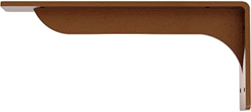 Ekena Millwork BKTM02X12X05EBHCO Steel Bracket Embrey, 2"W x 12"D x 5 1/4"H, Hammered Copper