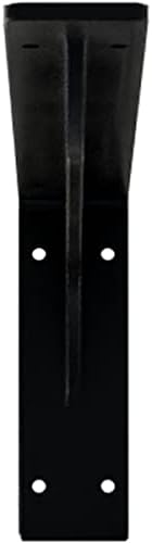 Ekena Millwork BKTM02X18X06EBPBL Steel Bracket Embrey, 2" W x 18" D x 6 1/2" H, Powder Coated Black