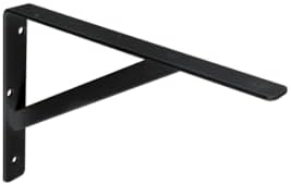 Black HD Steel Shelf Bracket, 19-1/2" Deep x 13" High