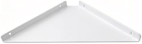 3.0mm Aluminum Alloy Corner Shelf Wall Mounted, for Bathrooms,Offices, Bedrooms,Kitchens,Dorm Rooms and Living Rooms (Wh