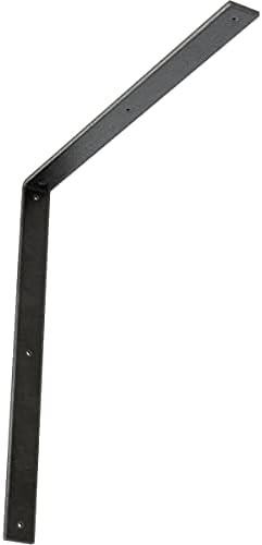 2" W x 24" D x 24" H Hamilton Steel Bracket, Antiqued Pewter