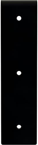 2" W x 8" D x 8" H Hamilton Steel Bracket, Powder Coated Black