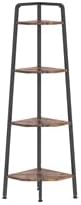 CHOEZON Corner Shelf, 4-Tier Ladder Corner Shelf, Ladder Bookshelf, 47.2" Tall Vertical Display Stand, Metal Frame Books