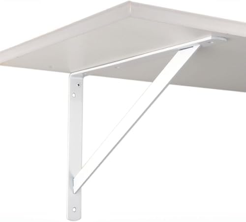 Knape & Vogt THE MAX BRACKET Shelf Bracket, 20-inch, John Sterling Collection, Compatible with KV Brackets Only, Black, 