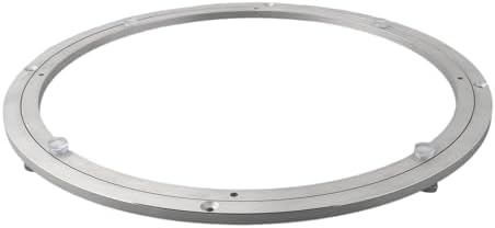 16in Stainless Steel Swivel Turntable Lazy Susan Base, Rotating Bearing, Aluminum Alloy