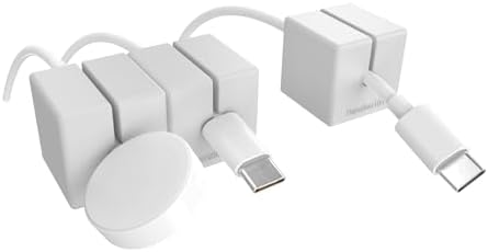 Function101 Weighted Magnetic Cable Blocks – Non-Adhesive Anchors for Cable Organization – Weighted Cord Holders & Acces