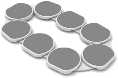 Light Gray- The Lazy Susan Revolution - The First Patented Lazy Susan Turntable Expandable for Rectangular & Oblong Tabl