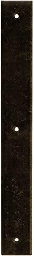 2" W x 16" D x 16" H Hamilton Steel Bracket, Antiqued Pale Gold