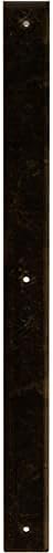 2" W x 24" D x 24" H Hamilton Steel Bracket, Antiqued Brass