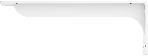 Ekena Millwork BKTM02X18X06EBPWH Steel Bracket Embrey, 2"W x 18"D x 6 1/2"H, White Primer