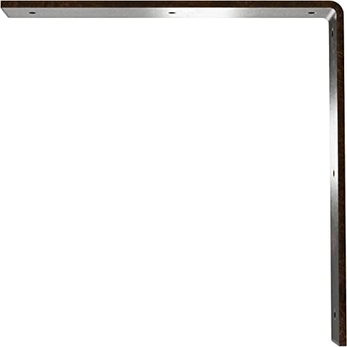 2" W x 12" D x 12" H Hamilton Steel Bracket, Antiqued Bronze