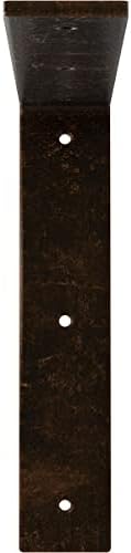 2" W x 10" D x 10" H Hamilton Steel Bracket, Antiqued Bronze