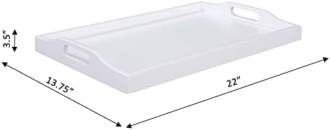 Convenience Concepts Designs2Go Serving Tray, White