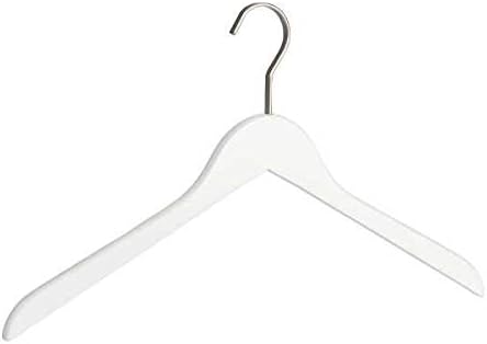 Wenko Paris White-Clothes Hanger, Wood, 1.2 x 44 x 25 cm