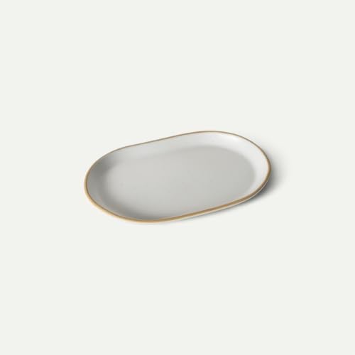 Mora Ceramic Decorative Tray - 10.6in Dish for Jewelry, Soap Dispenser, Perfume, Makeup, Accessories, Candle, in the Bat