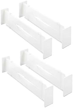 Ybmhome Adjustable Grid Drawer Dividers separators for Kitchen Bathroom Bedroom Dresser Utility Drawer Home Storage and 