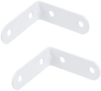 Coshar 40 Pcs Small Right Angle Bracket Corner Brace L Shape Shelf Bracket