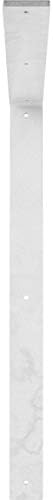 2"W x 24"D x 24"H Hamilton Steel Bracket, Hammered White