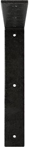 2" W x 12" D x 12" H Hamilton Steel Bracket, Antiqued Pewter
