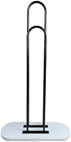 NAHANCO 101W-WD Deluxe Wood Hanger Stacker, White, Pack of 1