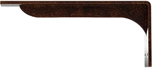 Ekena Millwork BKTM02X12X05EBACO Steel Bracket Embrey, 2"W x 12"D x 5 1/4"H, Antiqued Copper