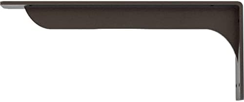 Ekena Millwork BKTM02X16X06EBHGY Steel Bracket Embrey, 2"W x 16"D x 6 1/2"H, Hammered Gray