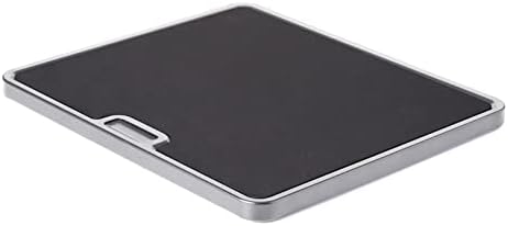 Nifty Large Appliance Rolling Tray - Silver, Home Kitchen Counter Organizer, Integrated Rolling System, Non-Slip Pad Top