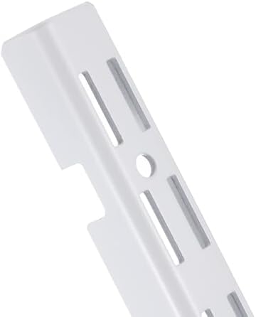 8 Pcs 12 Inch Dual Track Brackets Shelf System Upright Wall Shelving Rail