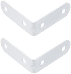 Coshar 80 Pcs Small Right Angle Bracket Corner Brace L Shape Shelf Bracket