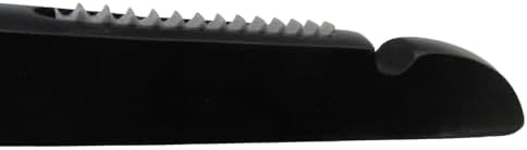 NAHANCO Wooden Shirt Hanger, 17" - Low Gloss Black with Black Hook (Pack of 100)