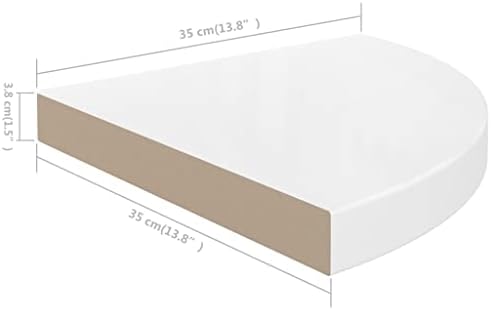 Floating Corner Shelf,Closet Corner Shelf,Bathroom Wall Shelf Organizer,Wall Mount Shelf,Invisible Mounting System,Kitch
