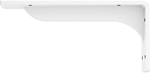 Ekena Millwork BKTM02X10X04EBPWH Steel Bracket Embrey, 2"W x 10"D x 4 3/4"H, White Primer