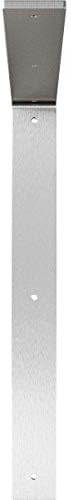 Ekena Millwork BKTM02X18X18HASS 2-Inch W x 18-Inch D x 18-Inch H Hamilton Bracket, Stainless Steel