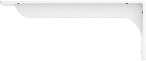 Ekena Millwork BKTM02X16X06EBPWH Steel Bracket Embrey, 2"W x 16"D x 6 1/2"H, White Primer