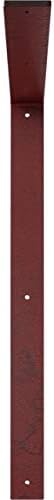 2"W x 24"D x 24"H Hamilton Steel Bracket, Hammered Bright Red