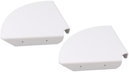 2pcs Wall Mount Floating Corner Shelves for Bedrooms and Living Rooms, Large Space with Acrylic Material, Easy Installat