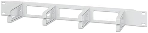 Intellinet Cable Management for 48.3 cm 19 Inch Cabinets 1 U 4 Large Plastic Rings Grey 711067